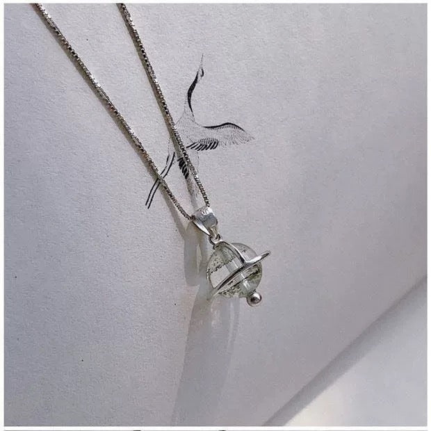 12 Horoscope Zodiac Crystal Pendant Necklace - Natural Sacred Crystals with 925 Sterling Silver Chain