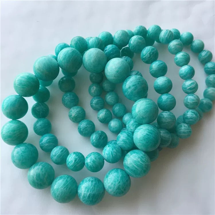 Natural Amazonite Bracelet-Gift For Man or Woman