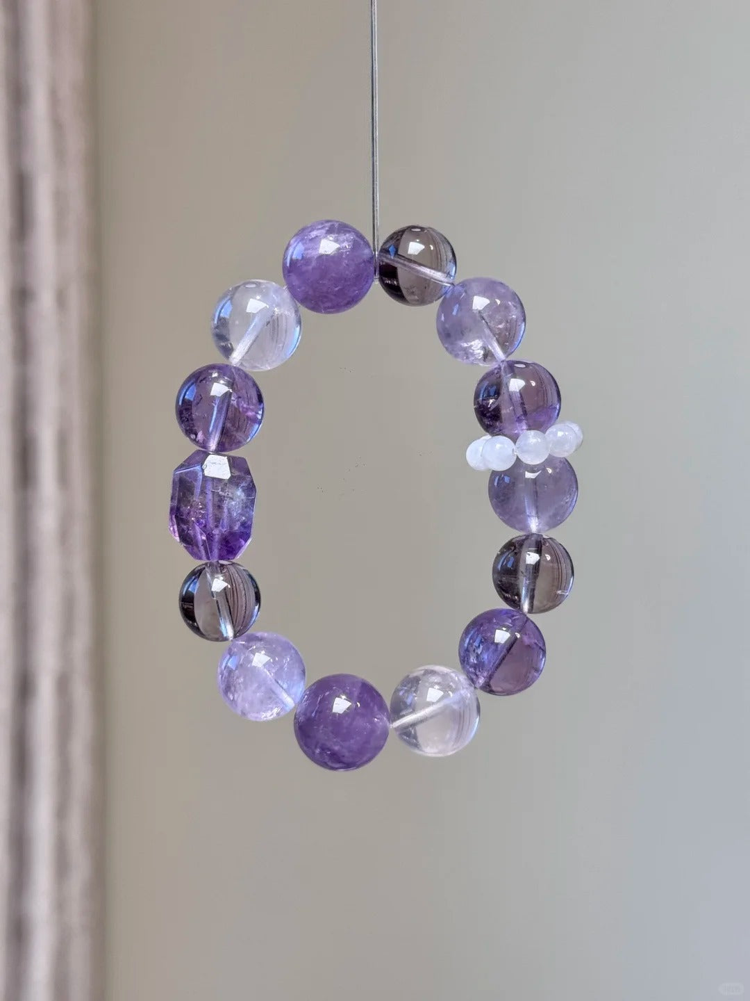 Natural Amethyst Bracelet-Wisdom&Crown chakra