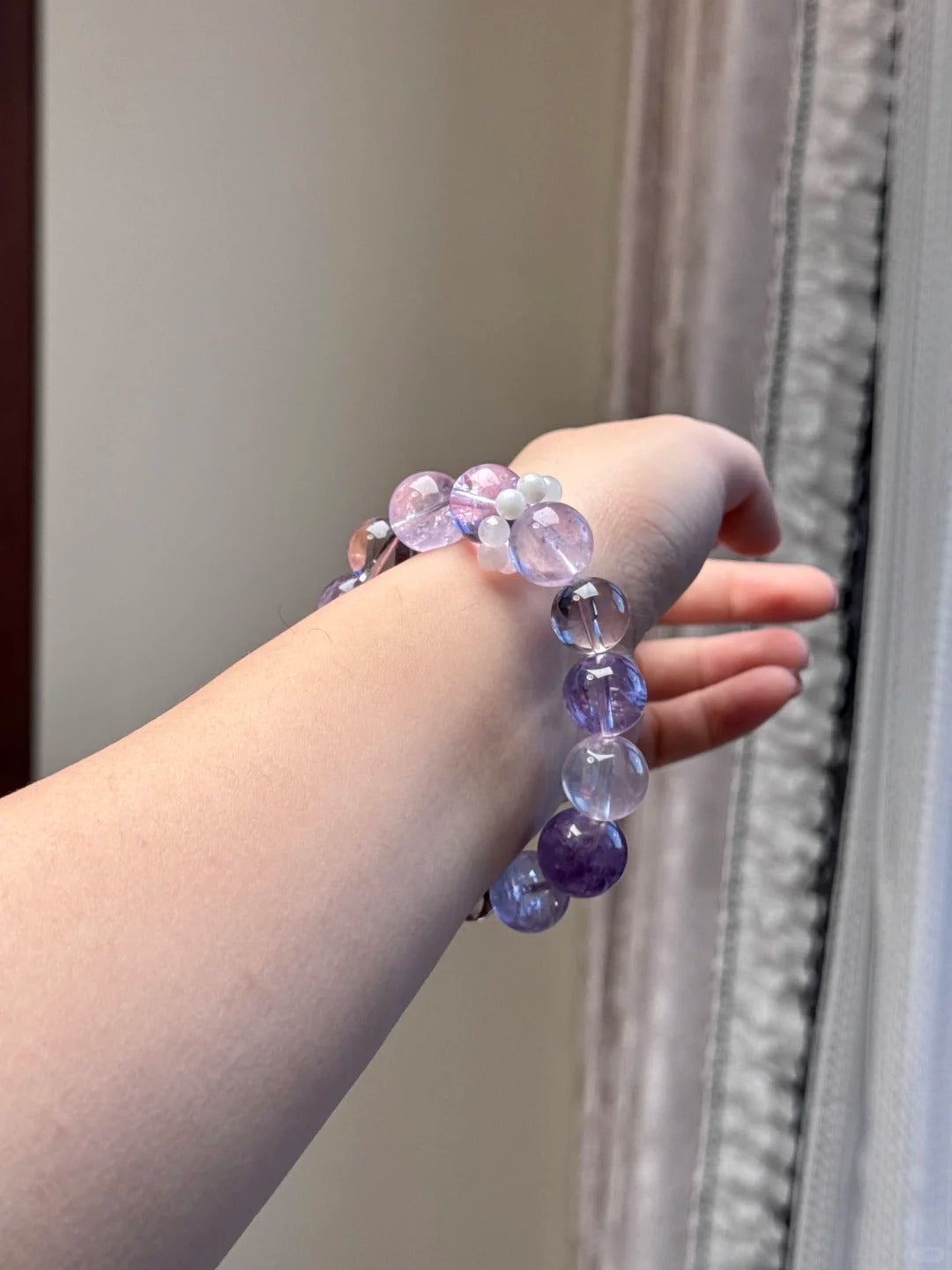 Natural Amethyst Bracelet-Wisdom&Crown chakra