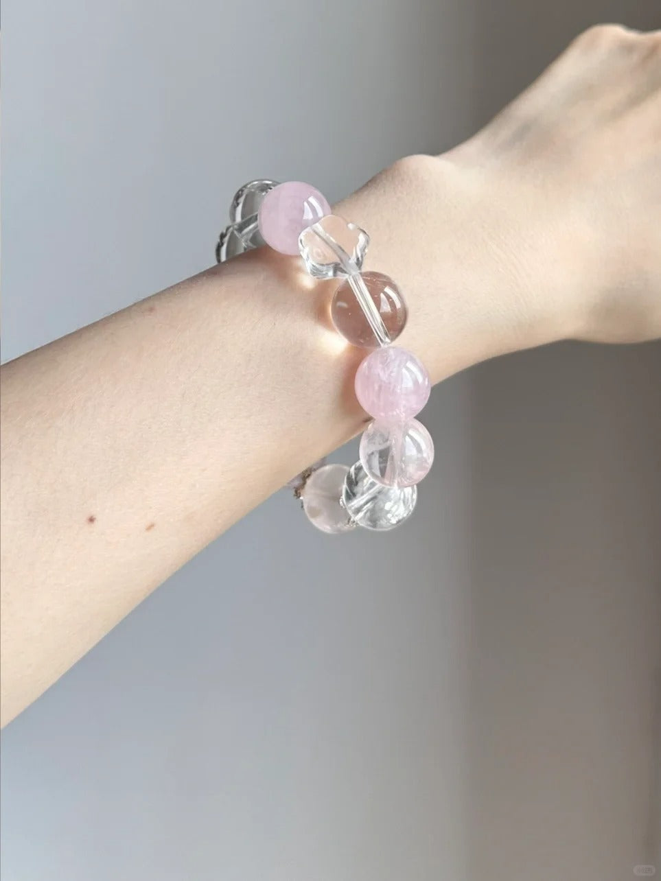 Rose Quartz 12mm Bracelet-Self Love&Clarity&Focus