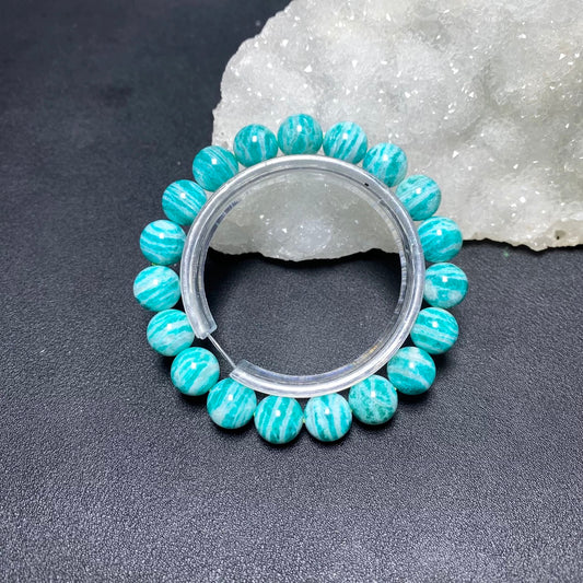 Natural Amazonite Bracelet-Gift For Man or Woman