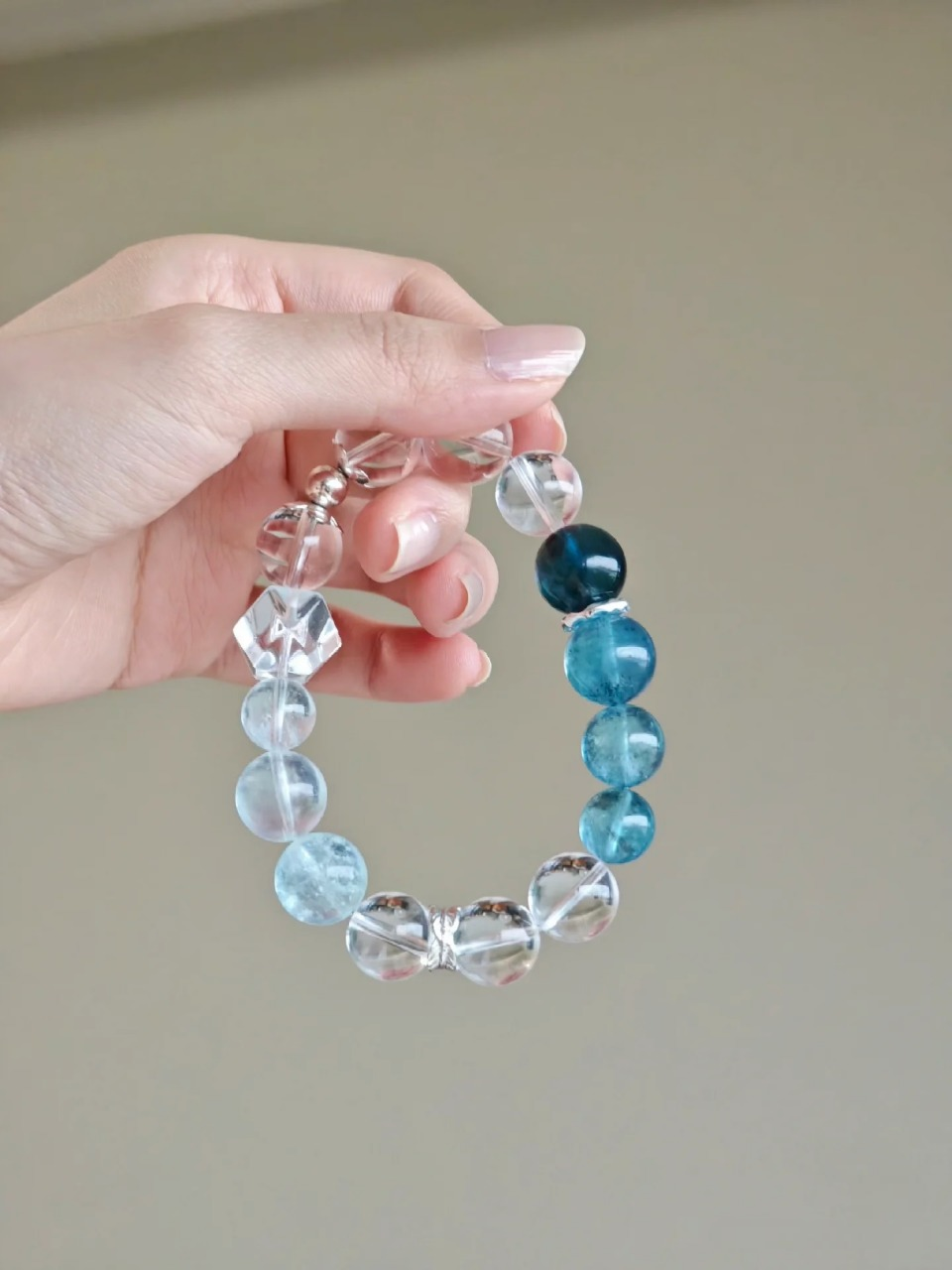 Ombré Aquamarine Bracelet·Soothes Emotion&Purify