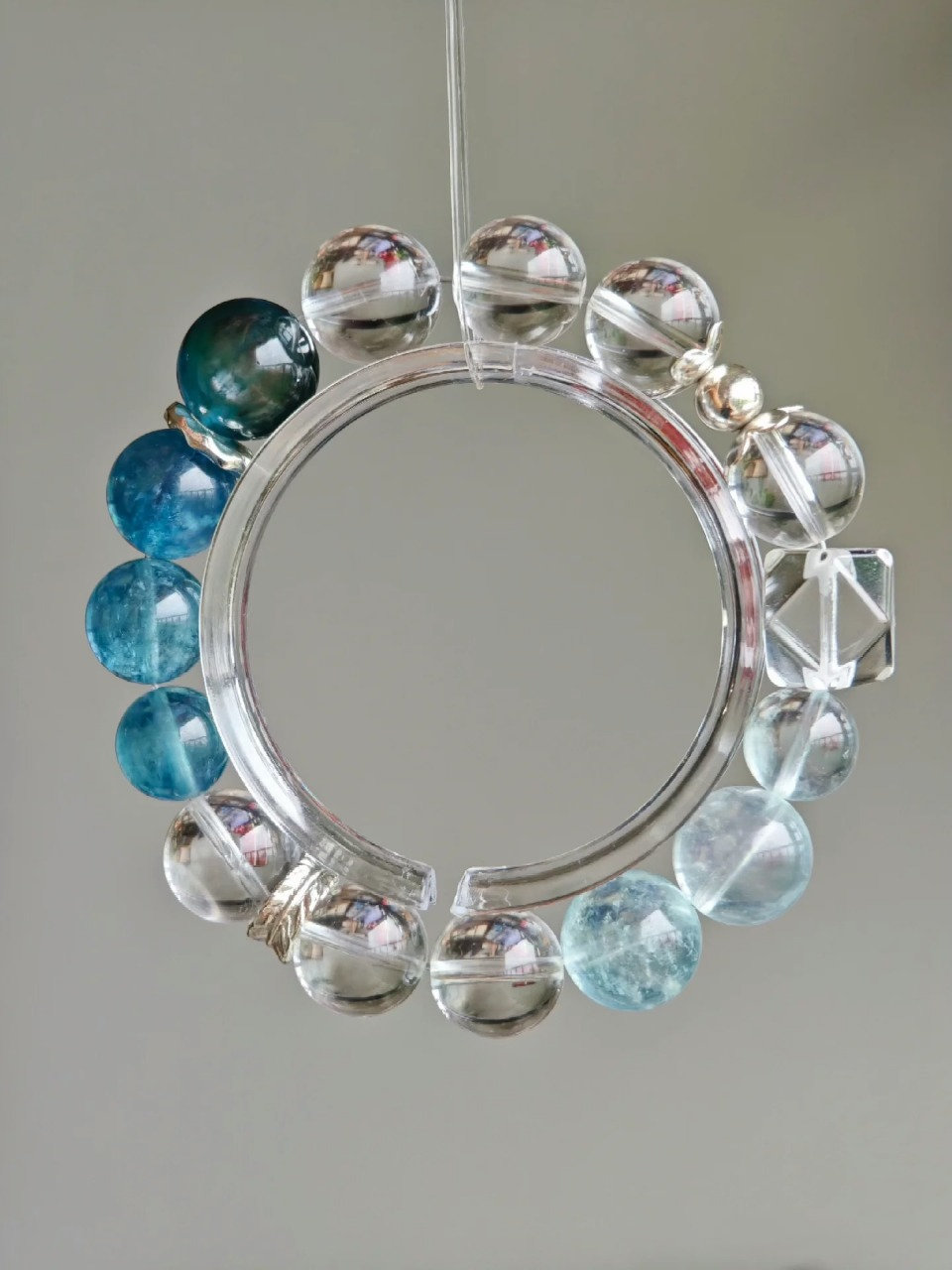 Ombré Aquamarine Bracelet·Soothes Emotion&Purify