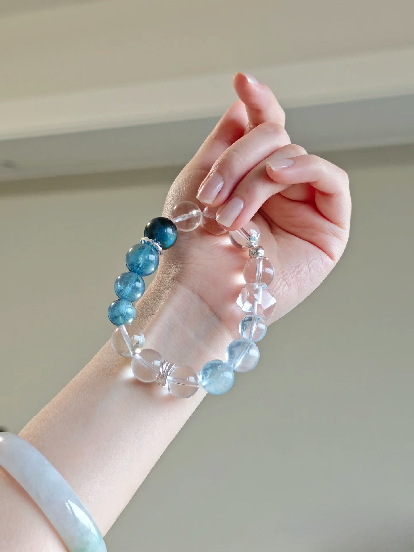 Ombré Aquamarine Bracelet·Soothes Emotion&Purify