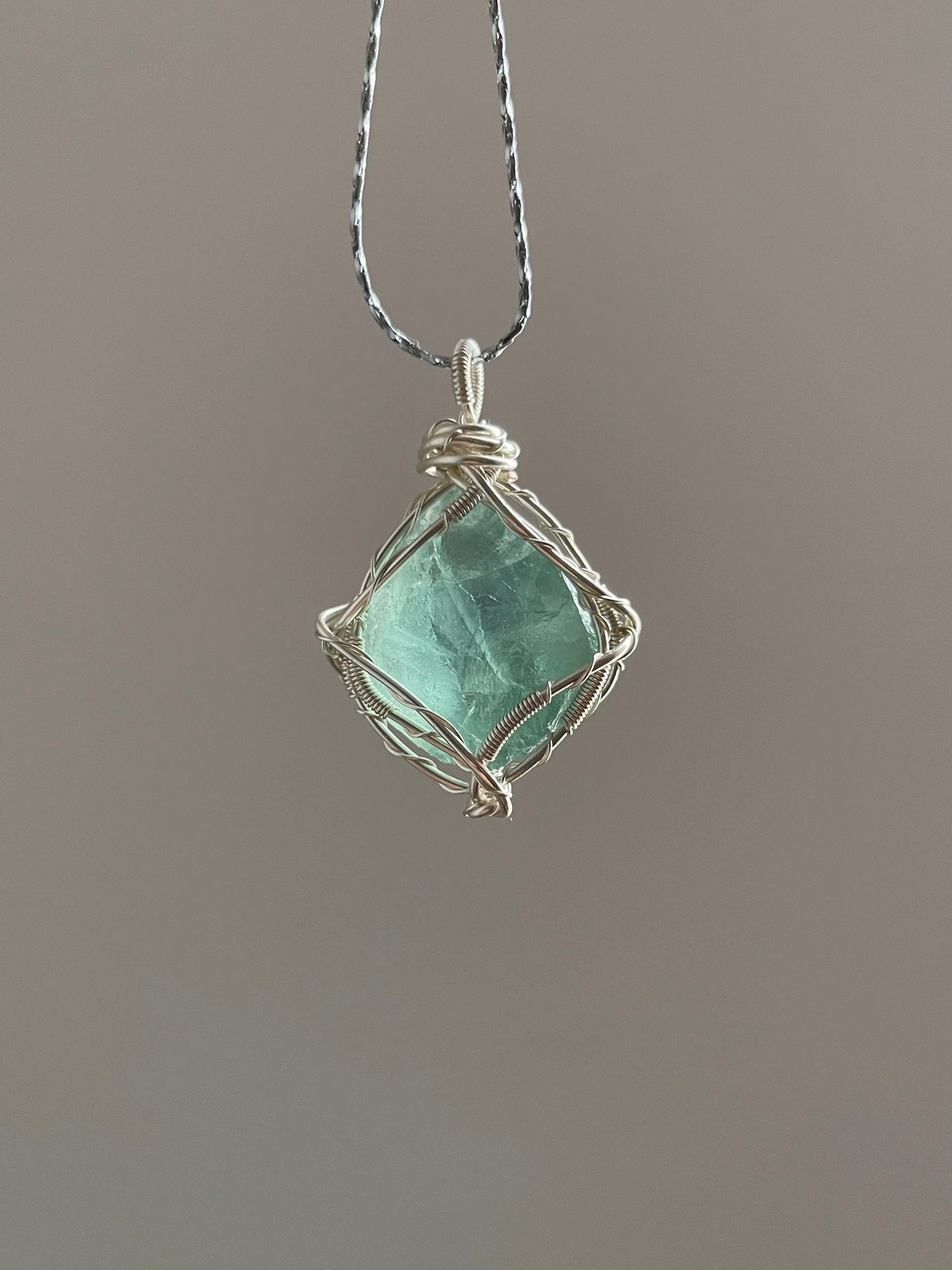 Raw Rough  Crystal Cluster Pendant-Healing Crystal Jewelry Boho Pendant